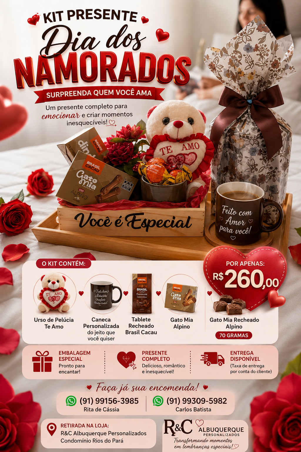 KIT PRESENTE DIA DOS NAMORADOS